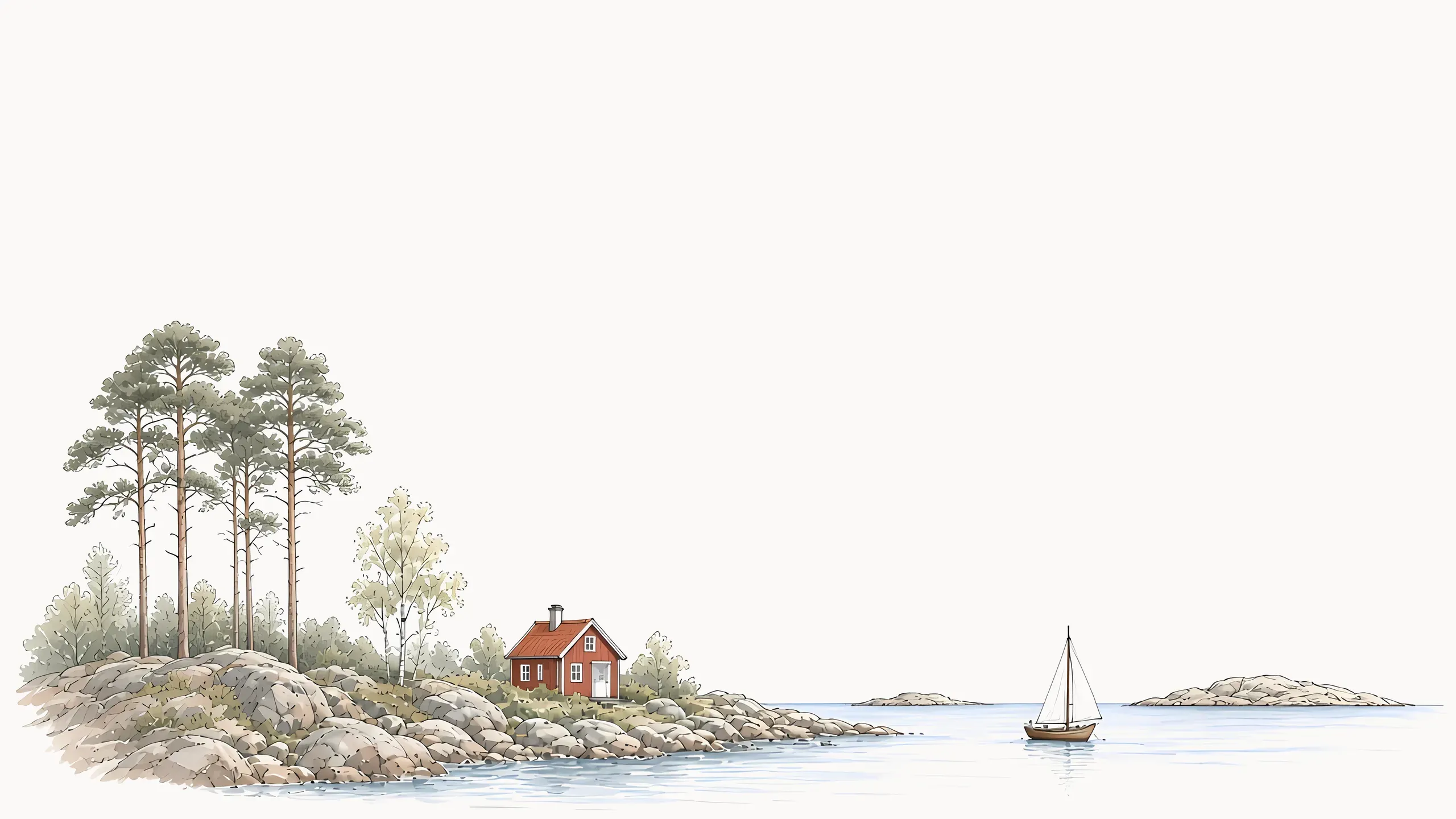 The coast. wallpaper, light