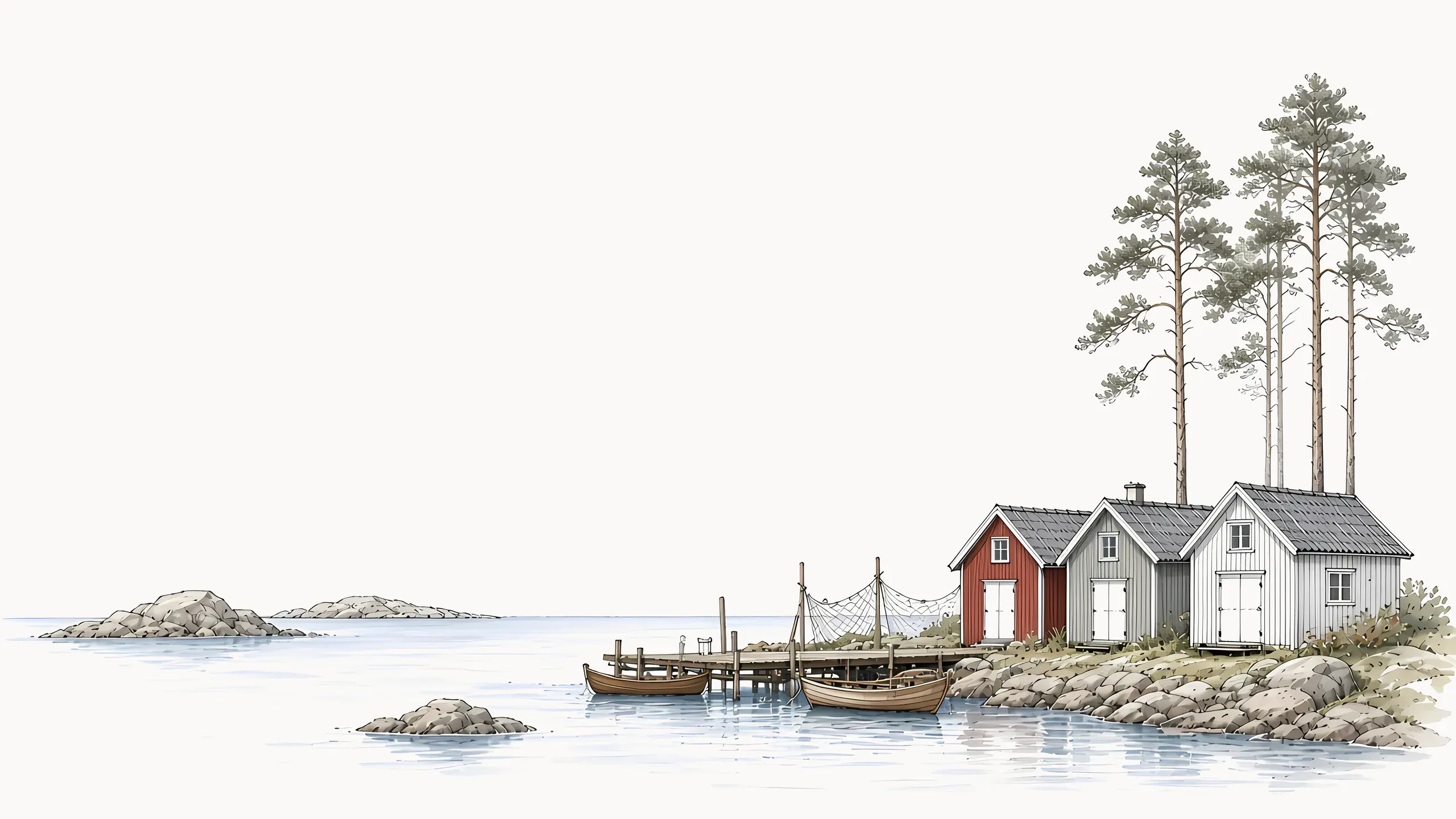 The harbour. wallpaper, light