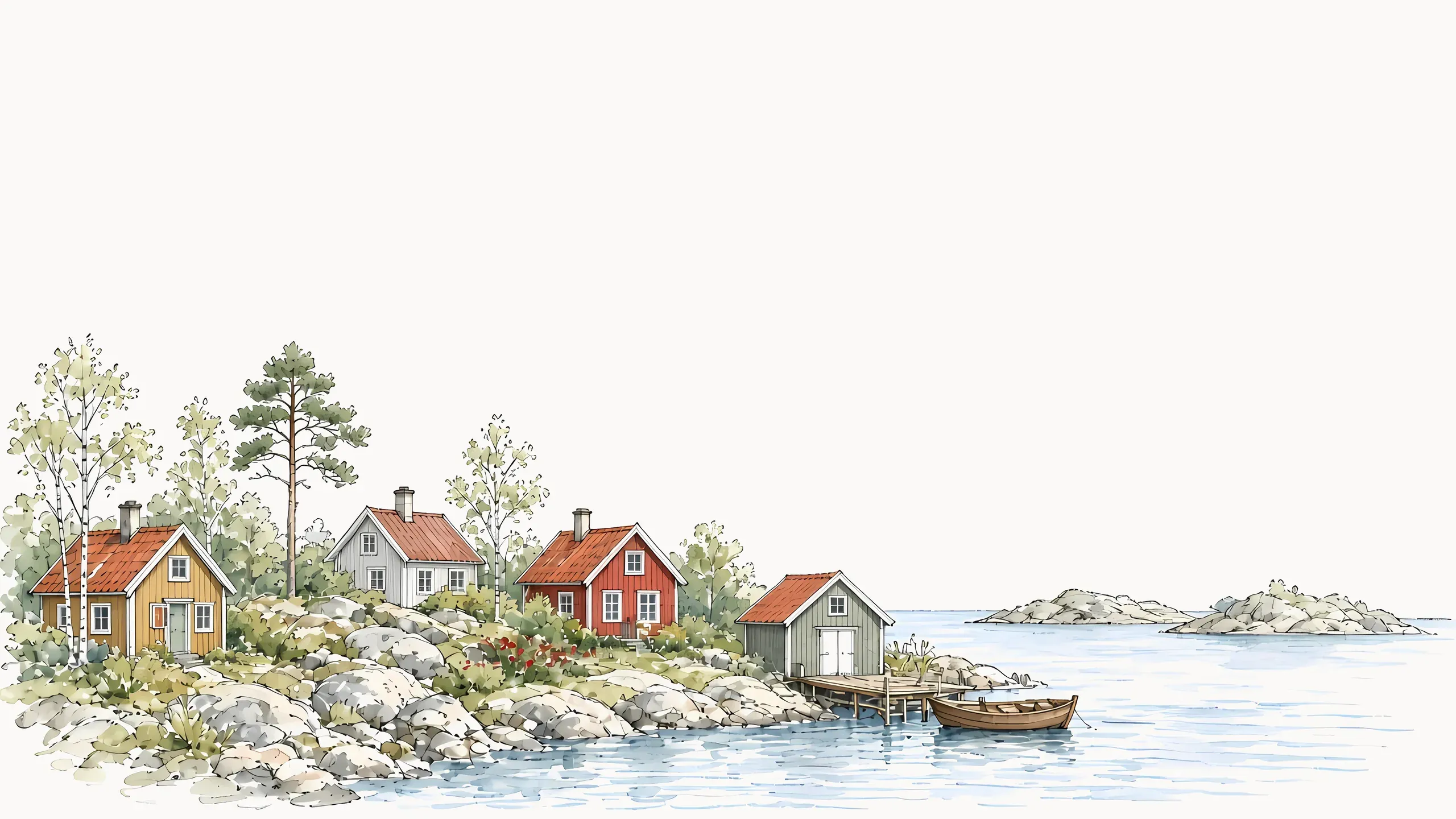 The village. wallpaper, light